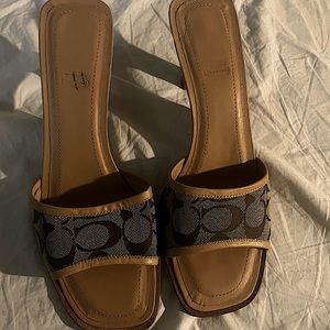 Coach brown sandals size 11
